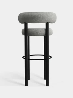 Tom Dixon Bar & Counter Stools*Fat Black Wood 75cm Bar Stool