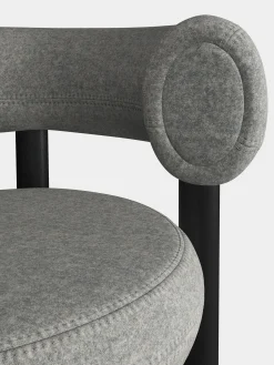 Tom Dixon Bar & Counter Stools*Fat Black Wood 75cm Bar Stool