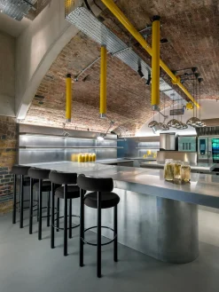 Tom Dixon Bar & Counter Stools*Fat Black Wood 75cm Bar Stool