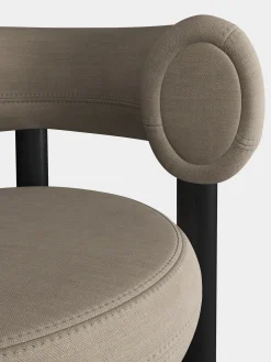 Tom Dixon Bar & Counter Stools*Fat Black Wood 75cm Bar Stool