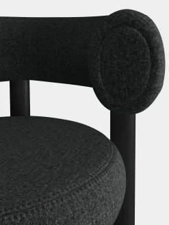 Tom Dixon Bar & Counter Stools*Fat Black Wood 75cm Bar Stool
