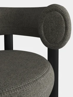 Tom Dixon Bar & Counter Stools*Fat Black Wood 75cm Bar Stool