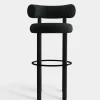 Tom Dixon Bar & Counter Stools*Fat Black Wood 75cm Bar Stool