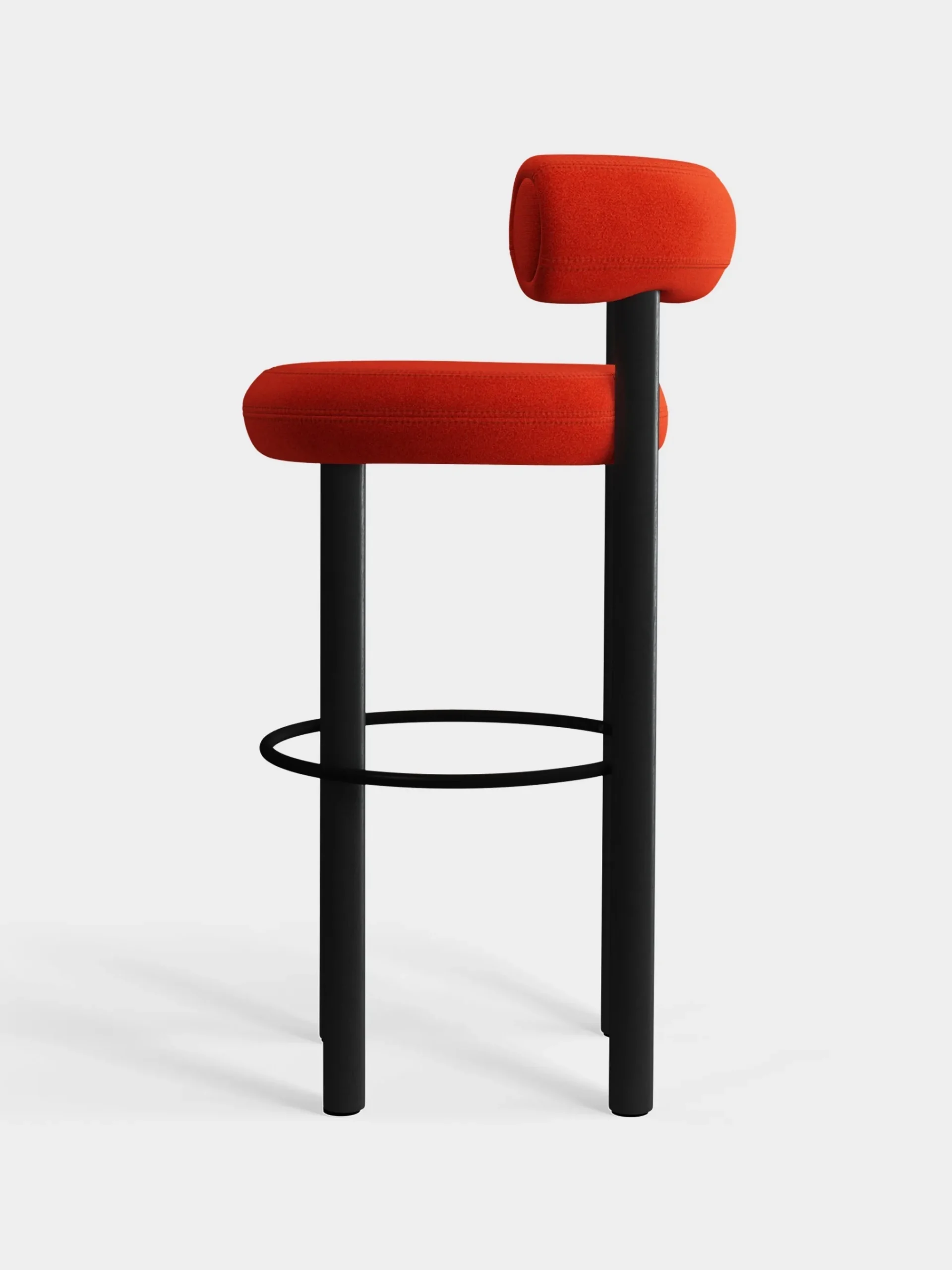 Tom Dixon Bar & Counter Stools*Fat Black Wood 75cm Bar Stool