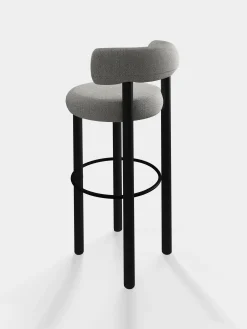 Tom Dixon Bar & Counter Stools*Fat Black Wood 75cm Bar Stool
