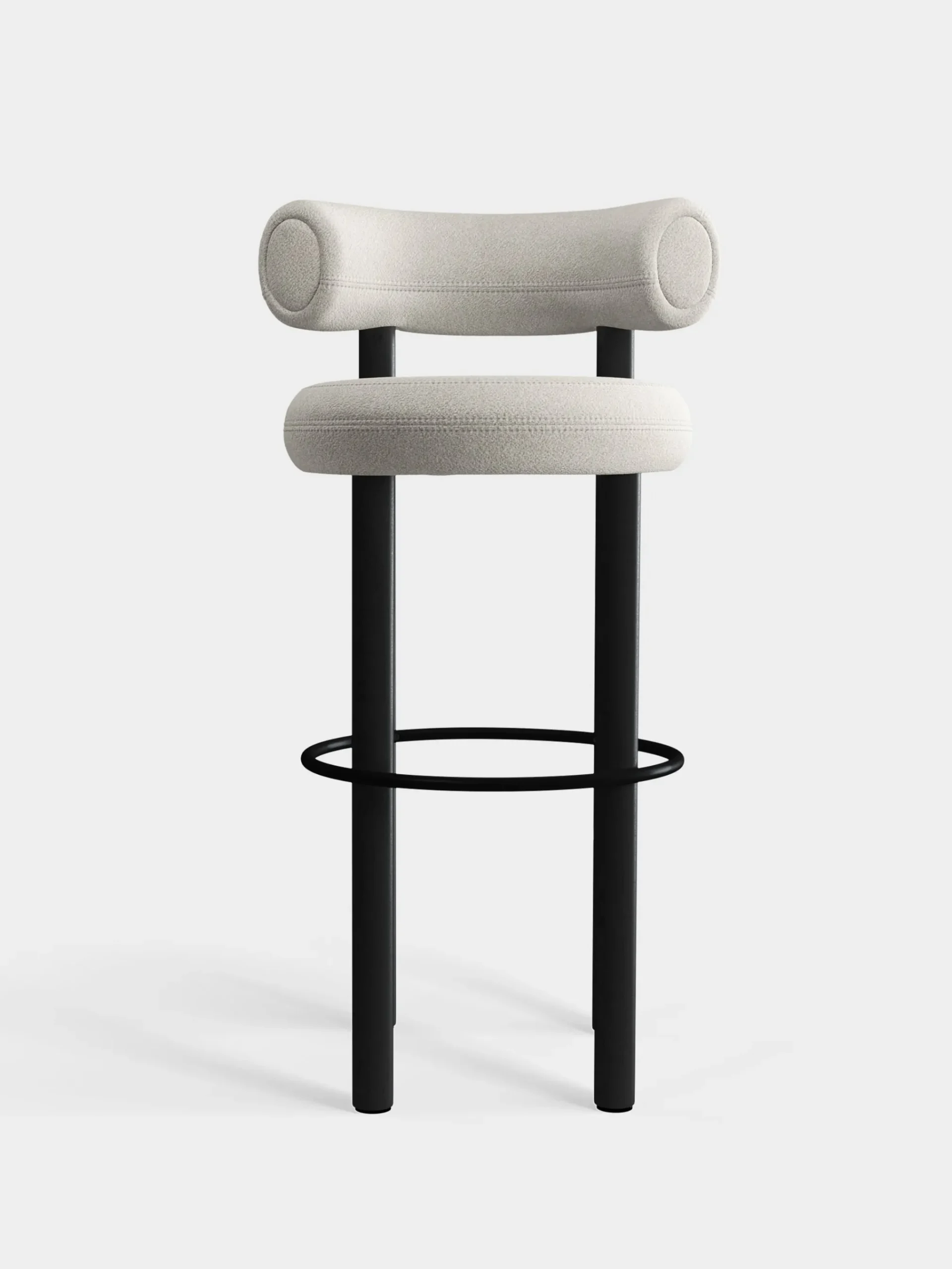 Tom Dixon Bar & Counter Stools*Fat Black Wood 75cm Bar Stool