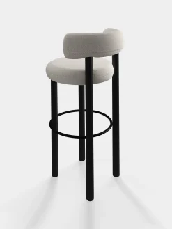 Tom Dixon Bar & Counter Stools*Fat Black Wood 75cm Bar Stool
