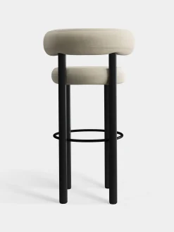 Tom Dixon Bar & Counter Stools*Fat Black Wood 75cm Bar Stool