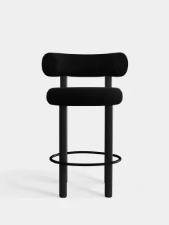 Tom Dixon Bar & Counter Stools*Fat Black Wood 65cm Counter Stool