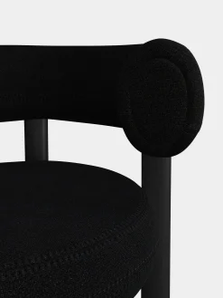 Tom Dixon Bar & Counter Stools*Fat Black Wood 65cm Counter Stool