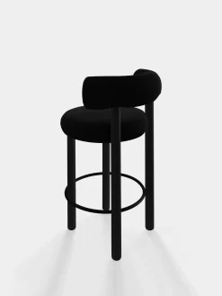 Tom Dixon Bar & Counter Stools*Fat Black Wood 65cm Counter Stool