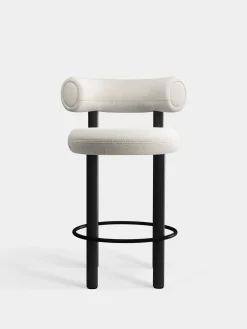Tom Dixon Bar & Counter Stools*Fat Black Wood 65cm Counter Stool