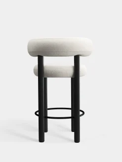 Tom Dixon Bar & Counter Stools*Fat Black Wood 65cm Counter Stool