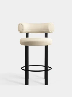 Tom Dixon Bar & Counter Stools*Fat Black Wood 65cm Counter Stool