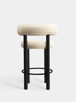 Tom Dixon Bar & Counter Stools*Fat Black Wood 65cm Counter Stool