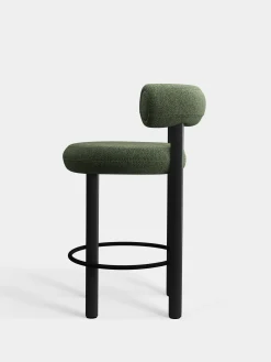 Tom Dixon Bar & Counter Stools*Fat Black Wood 65cm Counter Stool