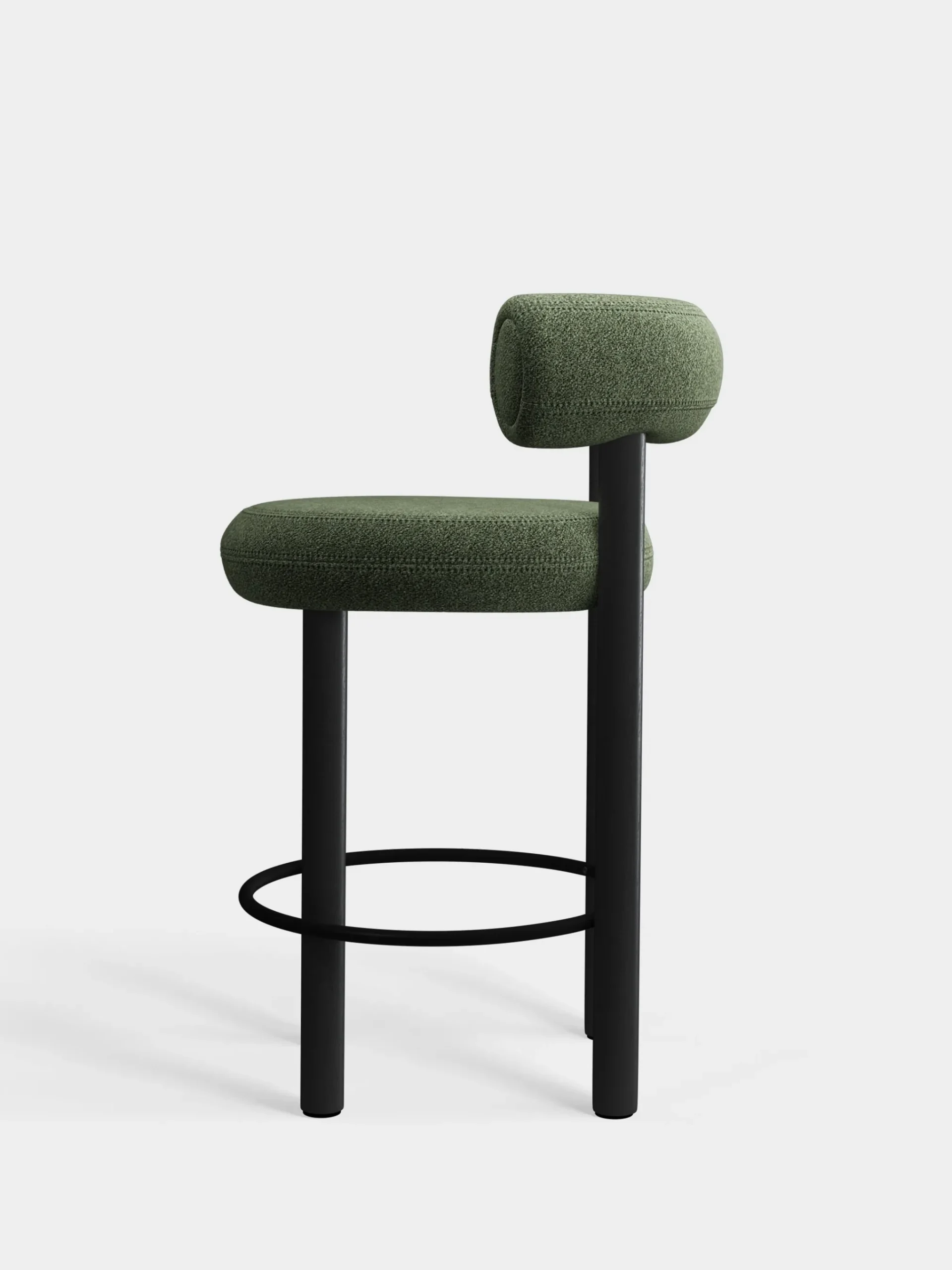 Tom Dixon Bar & Counter Stools*Fat Black Wood 65cm Counter Stool