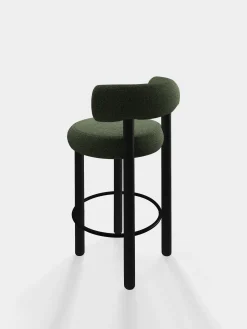 Tom Dixon Bar & Counter Stools*Fat Black Wood 65cm Counter Stool