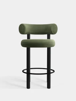 Tom Dixon Bar & Counter Stools*Fat Black Wood 65cm Counter Stool