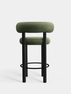Tom Dixon Bar & Counter Stools*Fat Black Wood 65cm Counter Stool