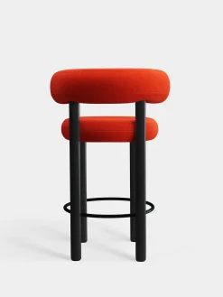 Tom Dixon Bar & Counter Stools*Fat Black Wood 65cm Counter Stool