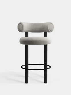Tom Dixon Bar & Counter Stools*Fat Black Wood 65cm Counter Stool