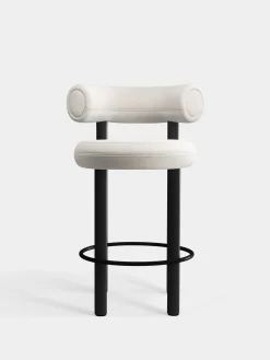 Tom Dixon Bar & Counter Stools*Fat Black Wood 65cm Counter Stool