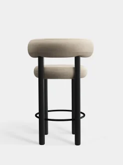 Tom Dixon Bar & Counter Stools*Fat Black Wood 65cm Counter Stool