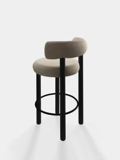 Tom Dixon Bar & Counter Stools*Fat Black Wood 65cm Counter Stool