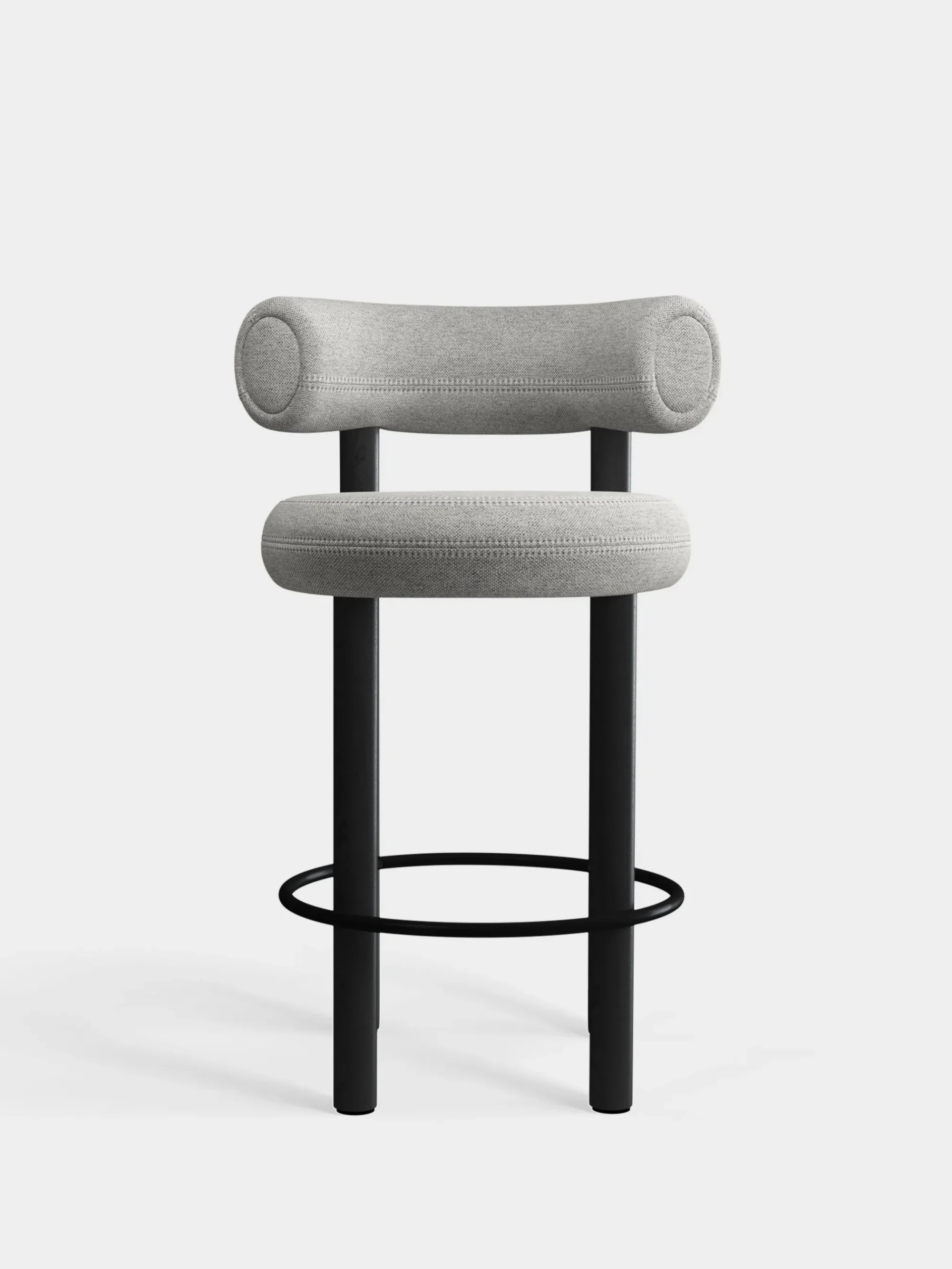 Tom Dixon Bar & Counter Stools*Fat Black Wood 65cm Counter Stool