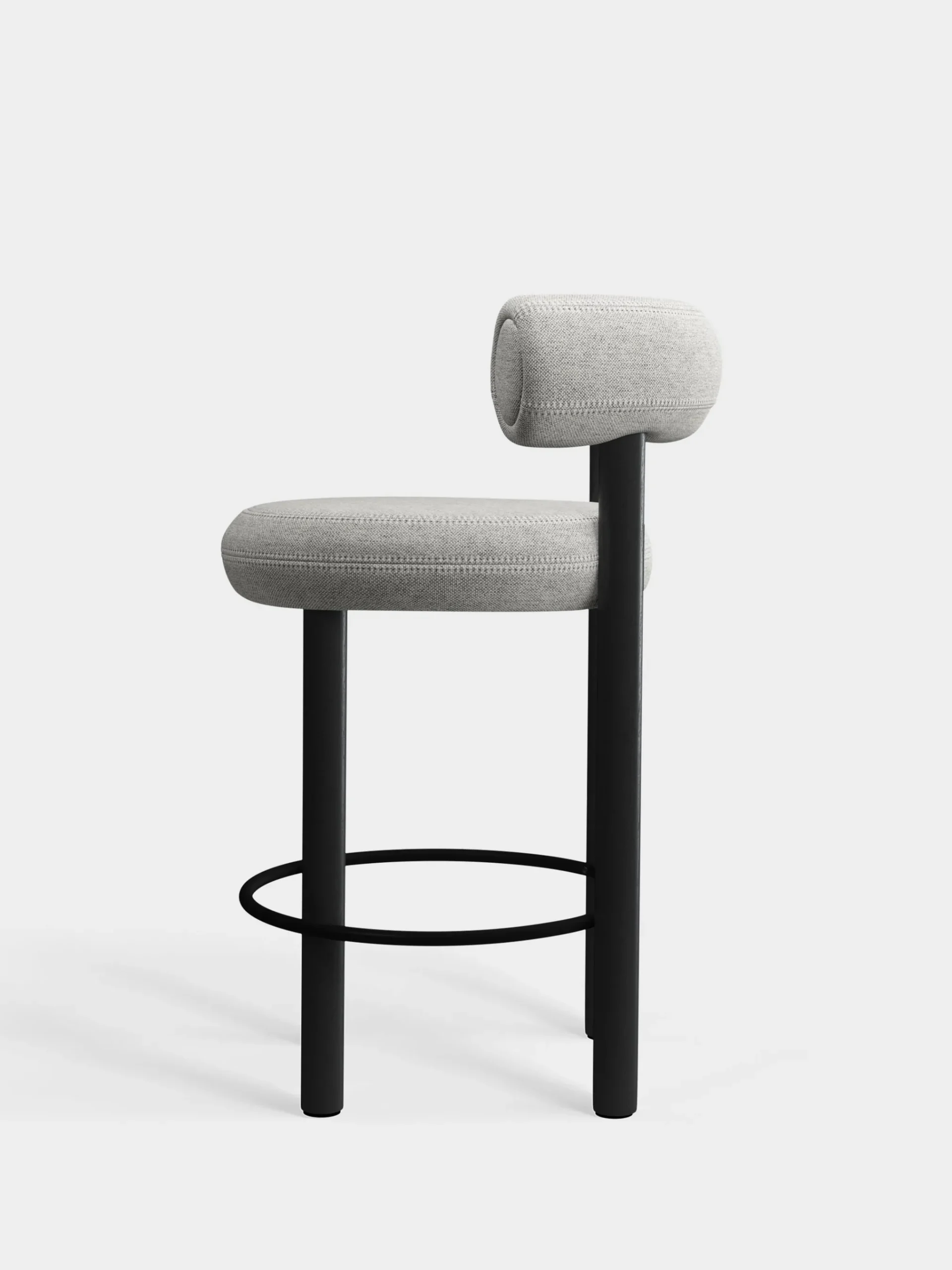 Tom Dixon Bar & Counter Stools*Fat Black Wood 65cm Counter Stool