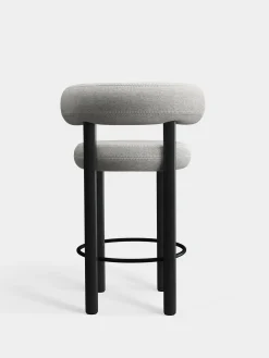 Tom Dixon Bar & Counter Stools*Fat Black Wood 65cm Counter Stool