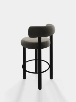 Tom Dixon Bar & Counter Stools*Fat Black Wood 65cm Counter Stool