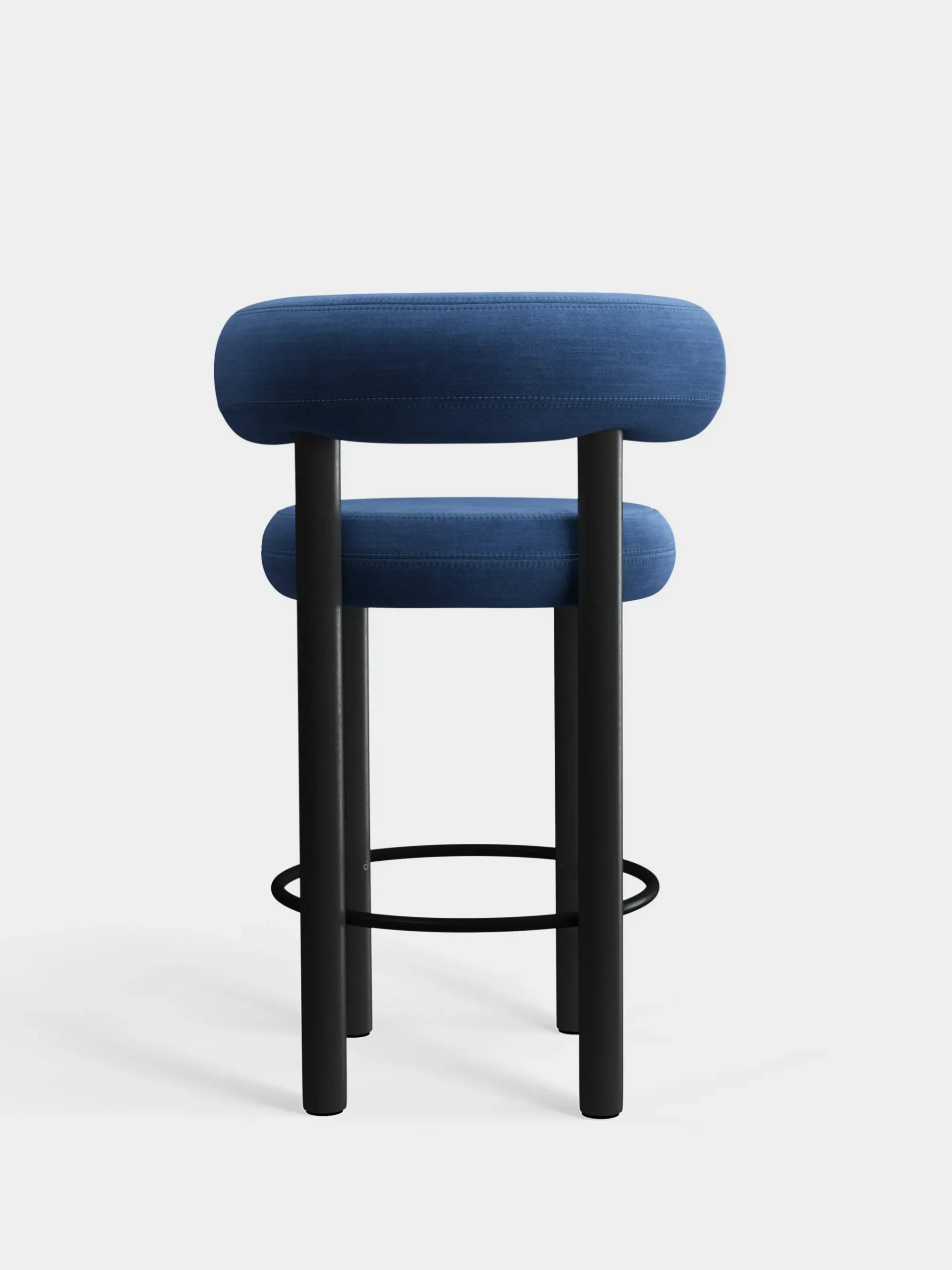 Tom Dixon Bar & Counter Stools*Fat Black Wood 65cm Counter Stool