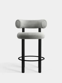 Tom Dixon Bar & Counter Stools*Fat Black Wood 65cm Counter Stool