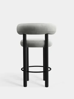 Tom Dixon Bar & Counter Stools*Fat Black Wood 65cm Counter Stool