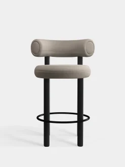 Tom Dixon Bar & Counter Stools*Fat Black Wood 65cm Counter Stool
