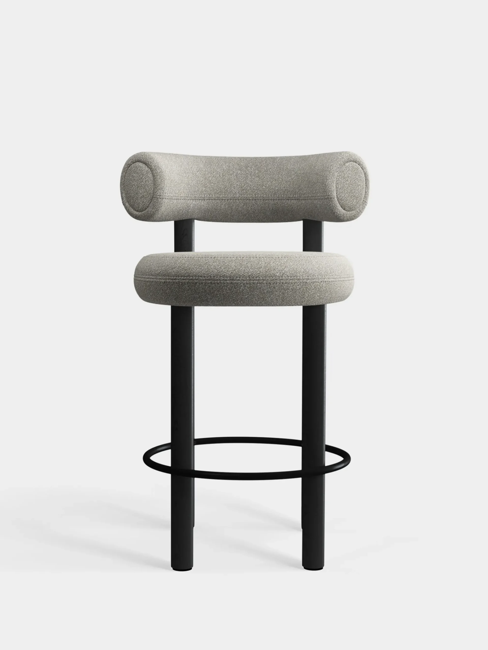 Tom Dixon Bar & Counter Stools*Fat Black Wood 65cm Counter Stool