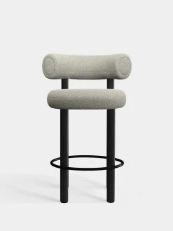 Tom Dixon Bar & Counter Stools*Fat Black Wood 65cm Counter Stool