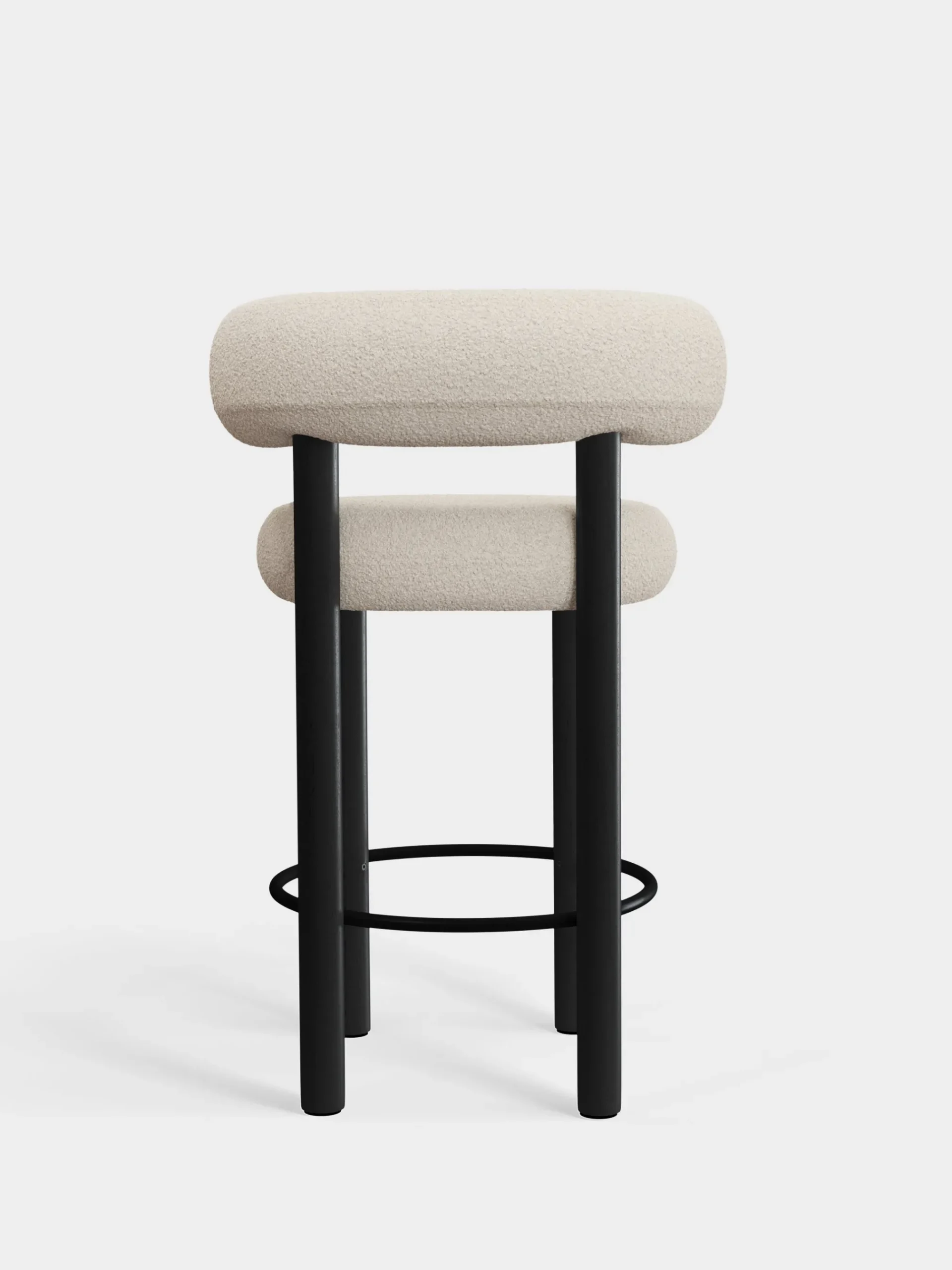 Tom Dixon Bar & Counter Stools*Fat Black Wood 65cm Counter Stool