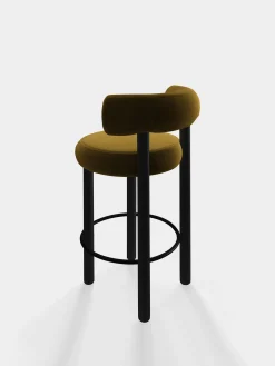 Tom Dixon Bar & Counter Stools*Fat Black Wood 65cm Counter Stool
