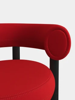 Tom Dixon Dining Chairs*Fat Black Wood Dining Chair