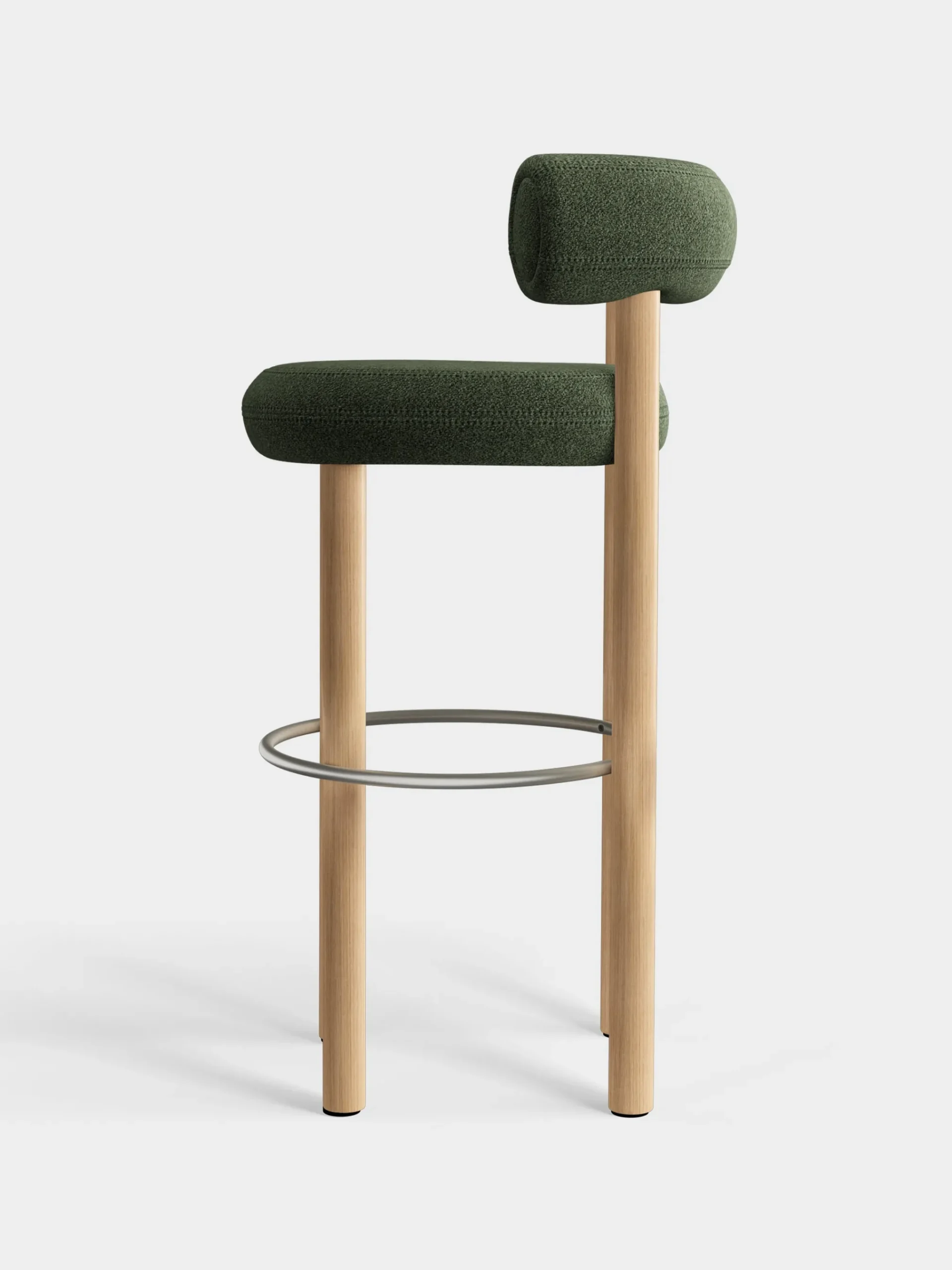 Tom Dixon Bar & Counter Stools*Fat Natural Wood 75cm Bar Stool