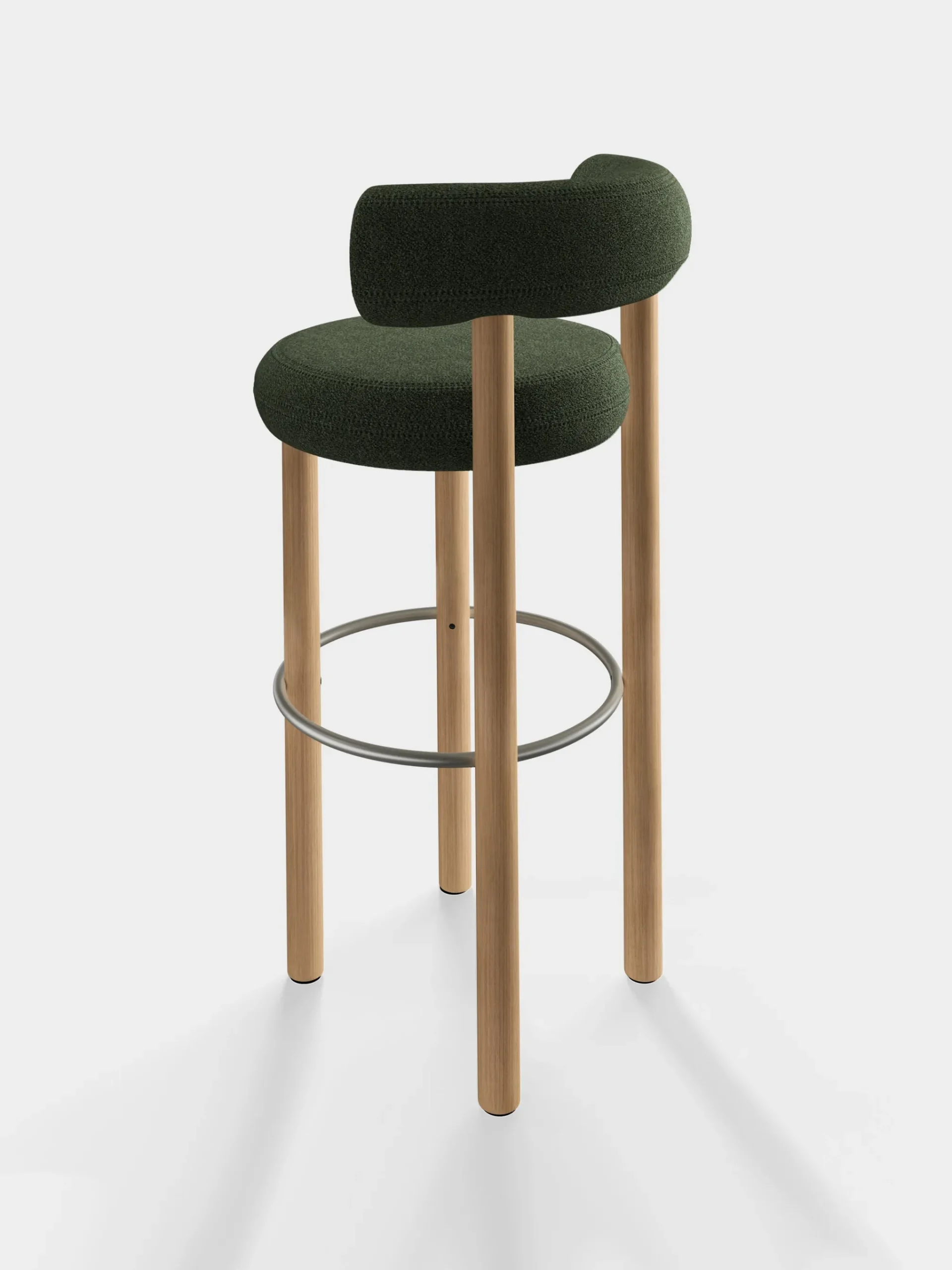 Tom Dixon Bar & Counter Stools*Fat Natural Wood 75cm Bar Stool