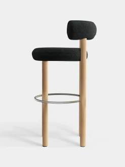Tom Dixon Bar & Counter Stools*Fat Natural Wood 75cm Bar Stool