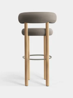 Tom Dixon Bar & Counter Stools*Fat Natural Wood 75cm Bar Stool