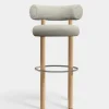 Tom Dixon Bar & Counter Stools*Fat Natural Wood 75cm Bar Stool