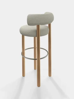 Tom Dixon Bar & Counter Stools*Fat Natural Wood 75cm Bar Stool