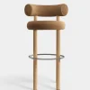 Tom Dixon Bar & Counter Stools*Fat Natural Wood 75cm Bar Stool