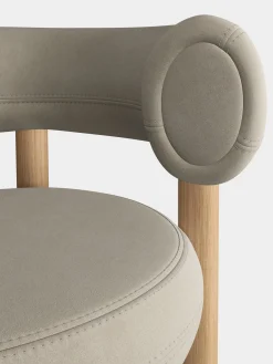 Tom Dixon Bar & Counter Stools*Fat Natural Wood 75cm Bar Stool